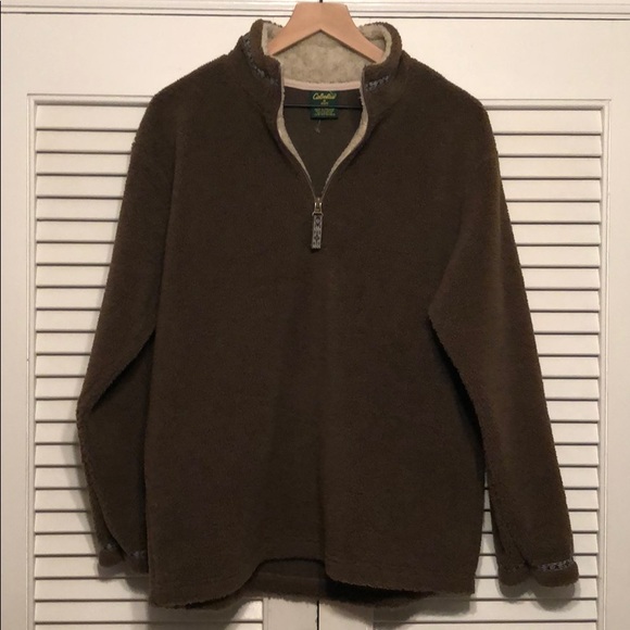 Cabela’s Quarter Zip Pullover Fleece. - Picture 1 of 7